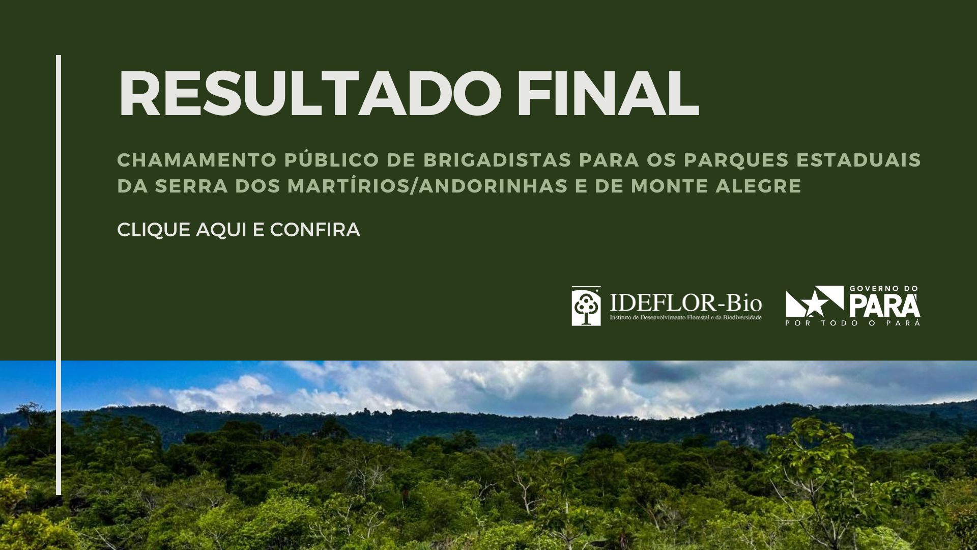 Resultado final chamamento público